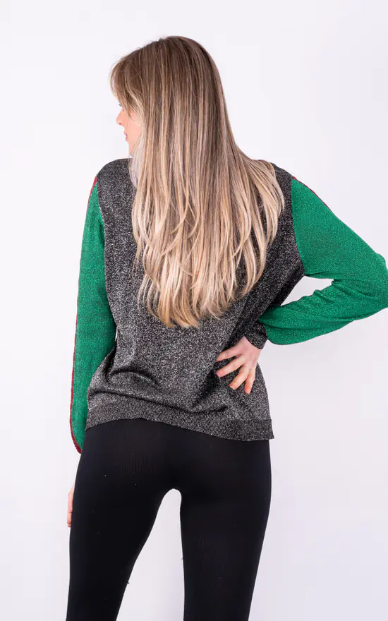 Best reviews of ⌛ Lucy Sparks Black Sparkle Long Sleeve Jumper 👍 - Image 3