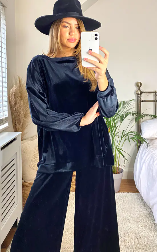 Promo ๐ฏ Bullet Luxury Loungewear Sweater In Black ๐ฅ - Image 2