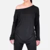Best deal 🔥 The Left Bank Black Wide Neck Off Shoulder Slinky Top 🧨