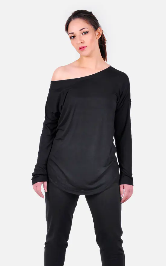 Best deal ๐ฅ The Left Bank Black Wide Neck Off Shoulder Slinky Top ๐งจ