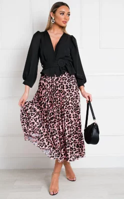 Best Pirce 🛒 IKRUSH Kourtney Belted Long Sleeve Top In Black 🛒