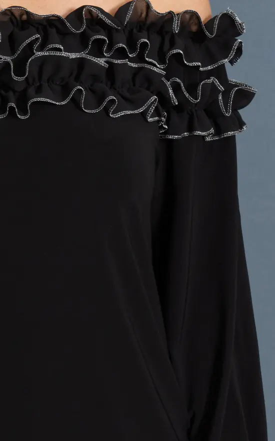 Deals ๐ Klass Ruffle Bardot Top Black ๐ฏ - Image 4