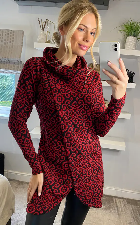 Deals π Joe Browns Winter Dreams Tunic In Red β€οΈ - Image 2