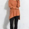 Brand new 🛒 Klass Oversized Knitted Tunic Rust ⭐