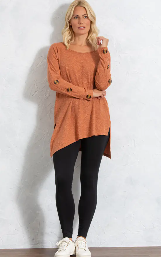 Brand new ๐ Klass Oversized Knitted Tunic Rust โญ