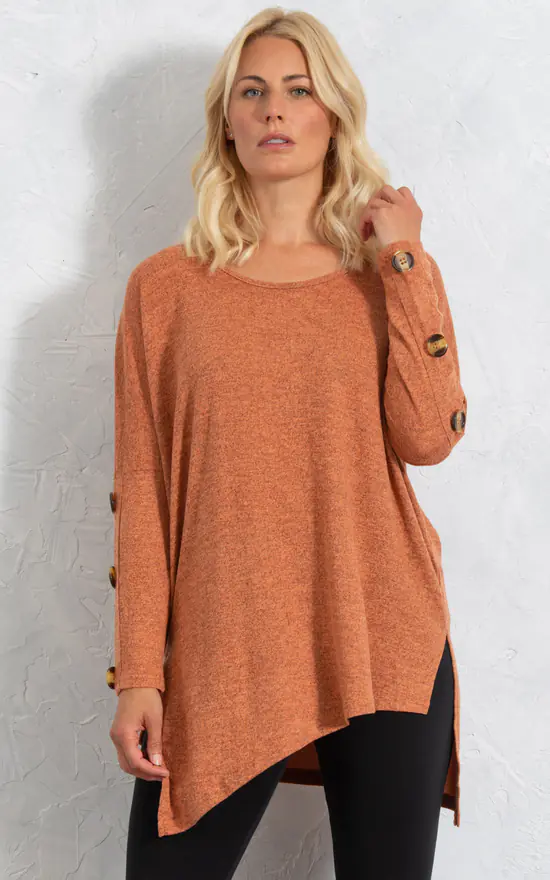Brand new ๐ Klass Oversized Knitted Tunic Rust โญ - Image 2