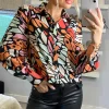 Buy ✨ ANGELEYE Chiffon Long Sleeve Buttoned 👕 Shirt In Multi Colour Butterfly Print 😀