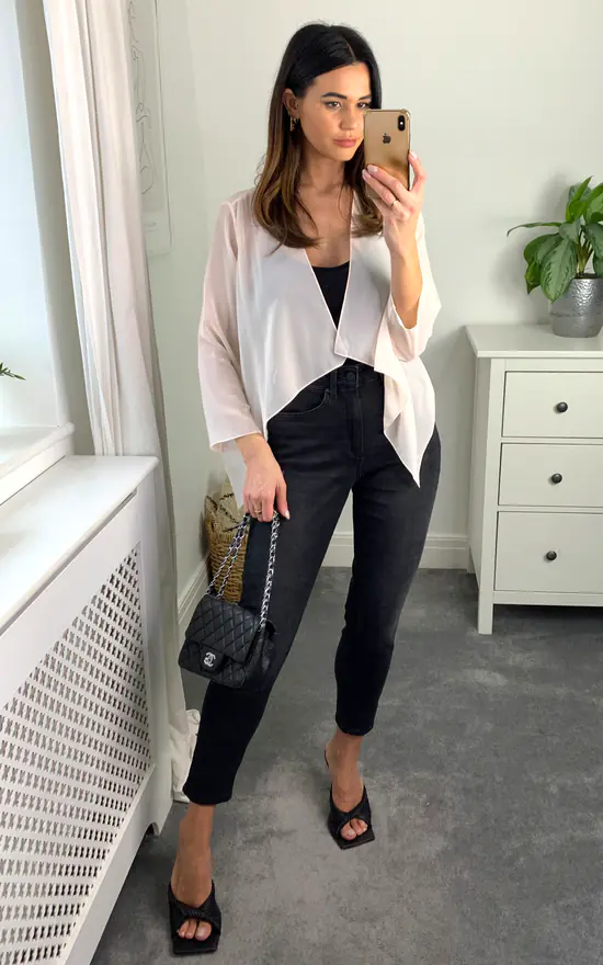 Discount 🌟 Likemary Sheer 3/4 Sleeve Bolero Shrug Nude Blush Pink ❤️