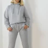 Discount 😉 Boutique Store Grey Cropped Short Hoodie Drawstring Hem 🎉