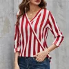 Flash Sale 💯 FS Collection Red & White Breton Striped Long Sleeve Top 😀