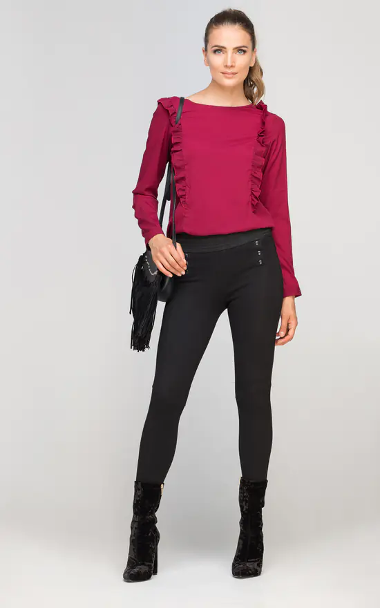 Top 10 ๐งจ Lanti Long Sleeve Frill Blouse, Going Out Tops ๐คฉ