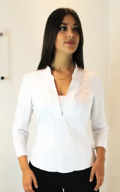 Best Sale 🔔 Working Wardrobe The Work 👕 Shirt In White 🎉