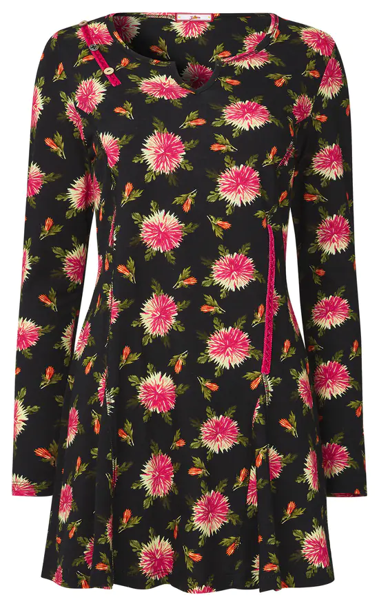 New π€© Joe Browns Pretty Print Long Sleeve Black Tunic π - Image 2
