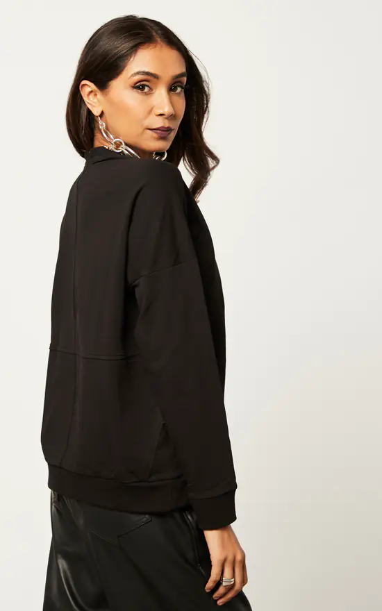 Budget ๐ Religion Pretty Skull Embroidery On Crew Neck Jumper Sweatshirt ๐ - Image 4